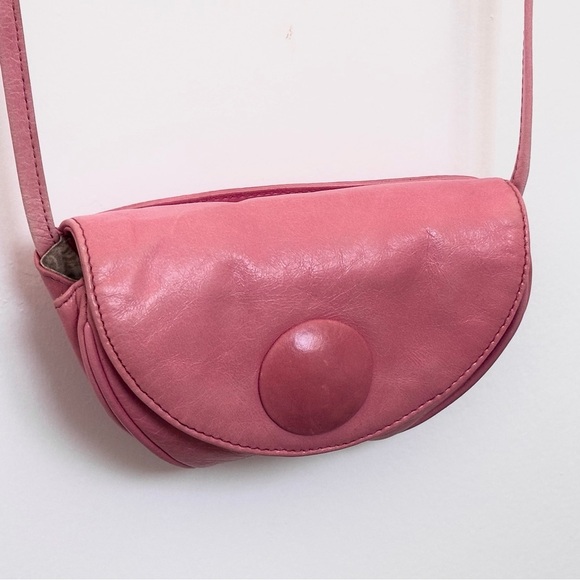 HOBO Vintage Pink Leather Mini Crossbody Bag - Picture 2 of 12